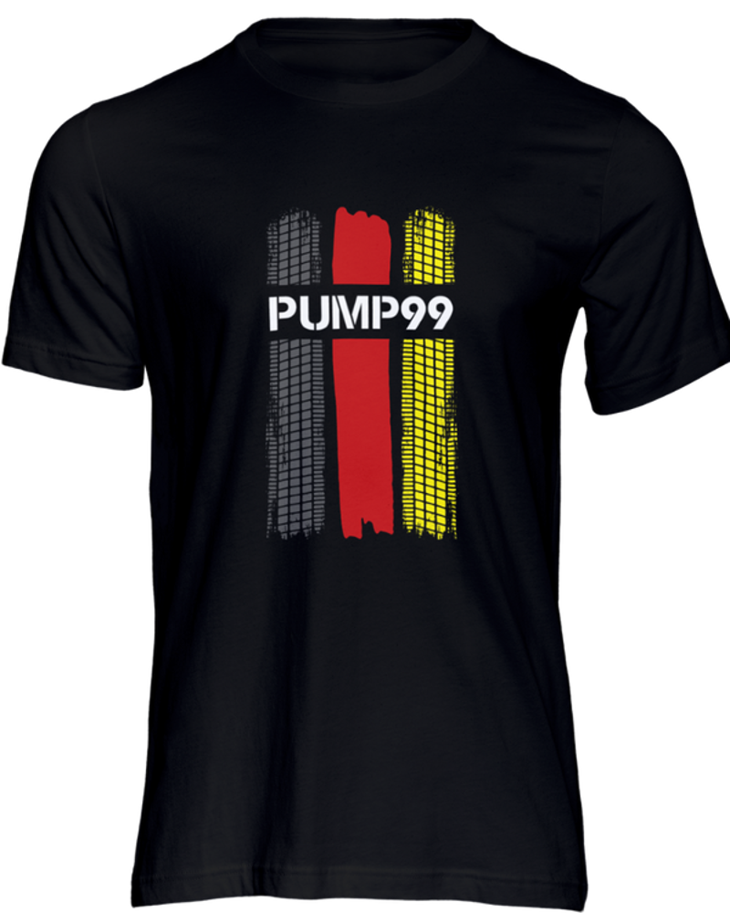 Pump99 German Flag Tyre Tracks T-Shirt