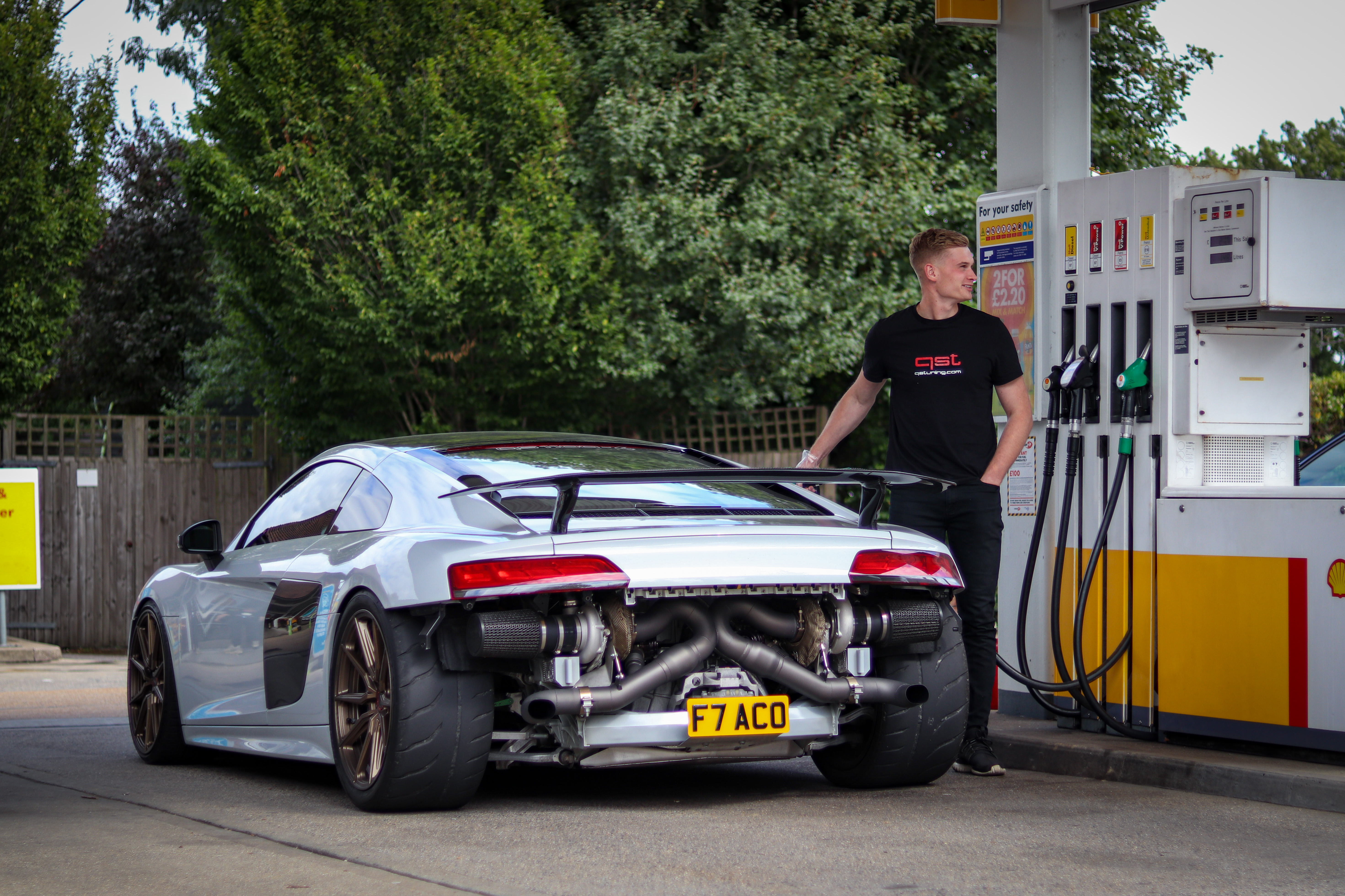 Alex Collins' Audi R8 Twin Turbo 